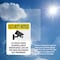 Signmission 24 Hour Video Surveillance With Symbol OSHA Security Notice Sign, Vinyl Decal, 10in W x 14in L, 2PK OS-2PACK-SN-D-1014-V-11692 - alternate 5